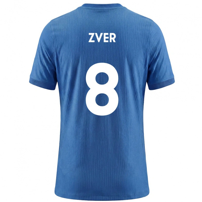 Danxen Dětské Slovinsko Mateja Zver #8 Modrá Bílá Daleko Hráčské Dresy 26-28 Dres