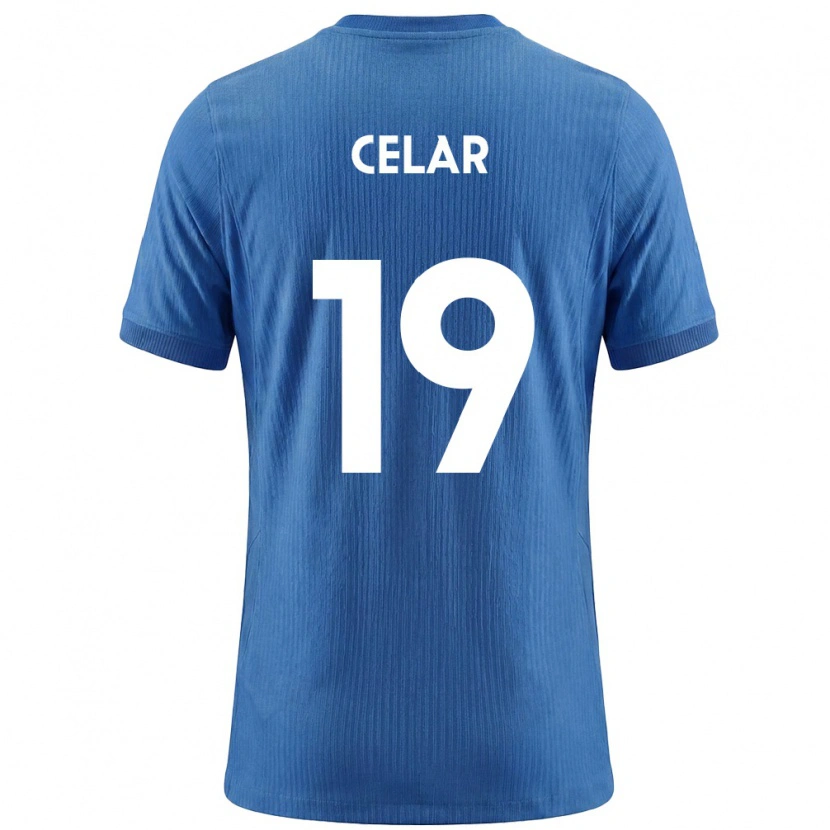Danxen Dětské Slovinsko Zan Celar #19 Modrá Bílá Daleko Hráčské Dresy 26-28 Dres