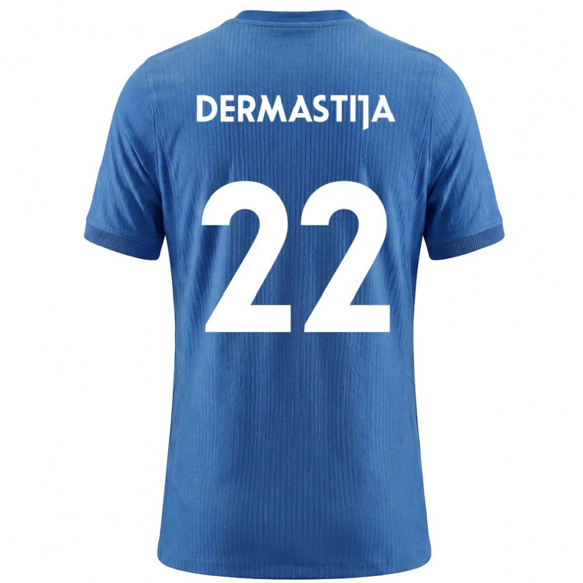 Danxen Dětské Slovinsko Nejc Dermastija #22 Modrá Bílá Daleko Hráčské Dresy 26-28 Dres