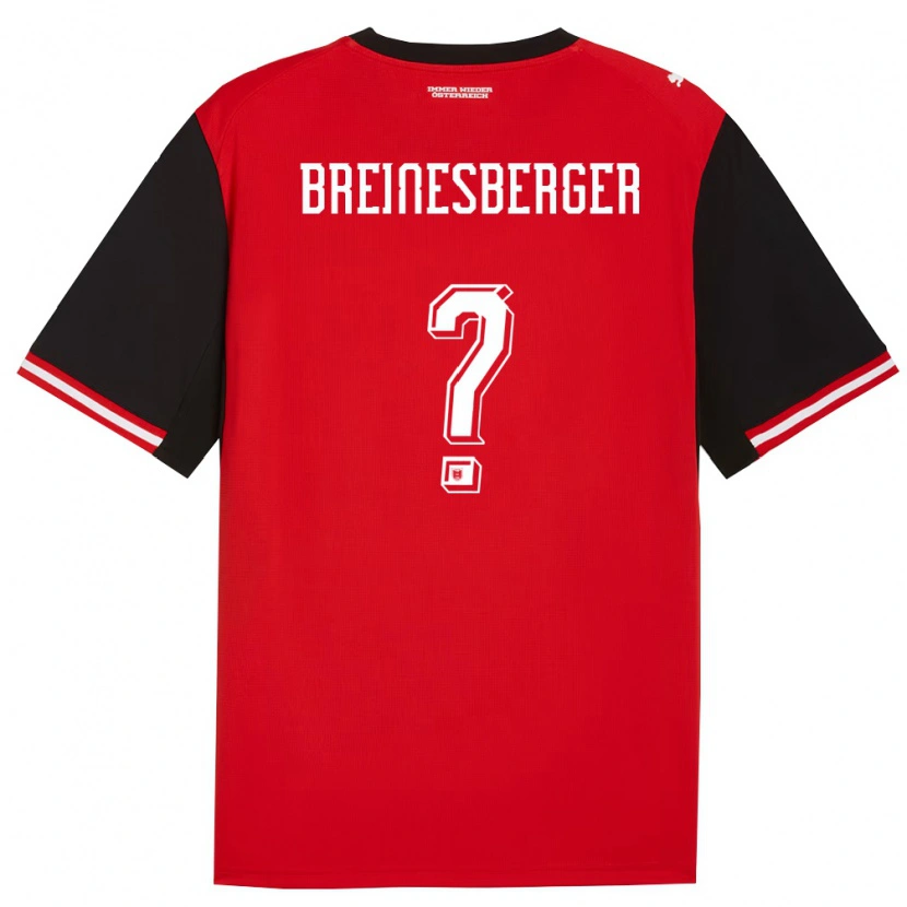 Danxen Pánské Rakousko Christoph Breinesberger #0 Černá Bílá Domů Hráčské Dresy 26-28 Dres