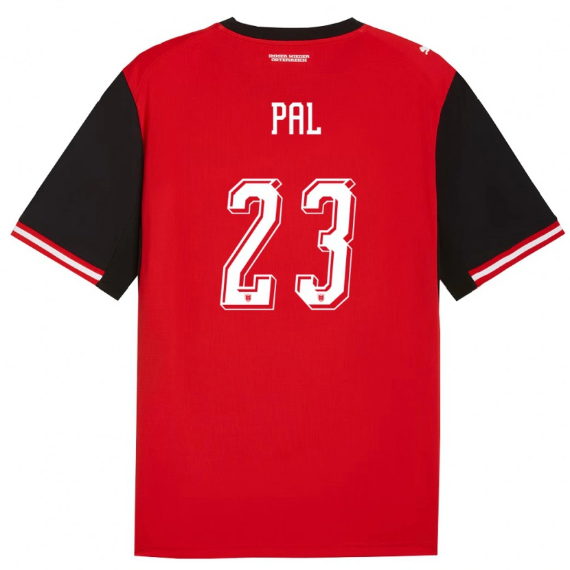 Danxen Pánské Rakousko Jasmin Pal #23 Černá Bílá Domů Hráčské Dresy 26-28 Dres