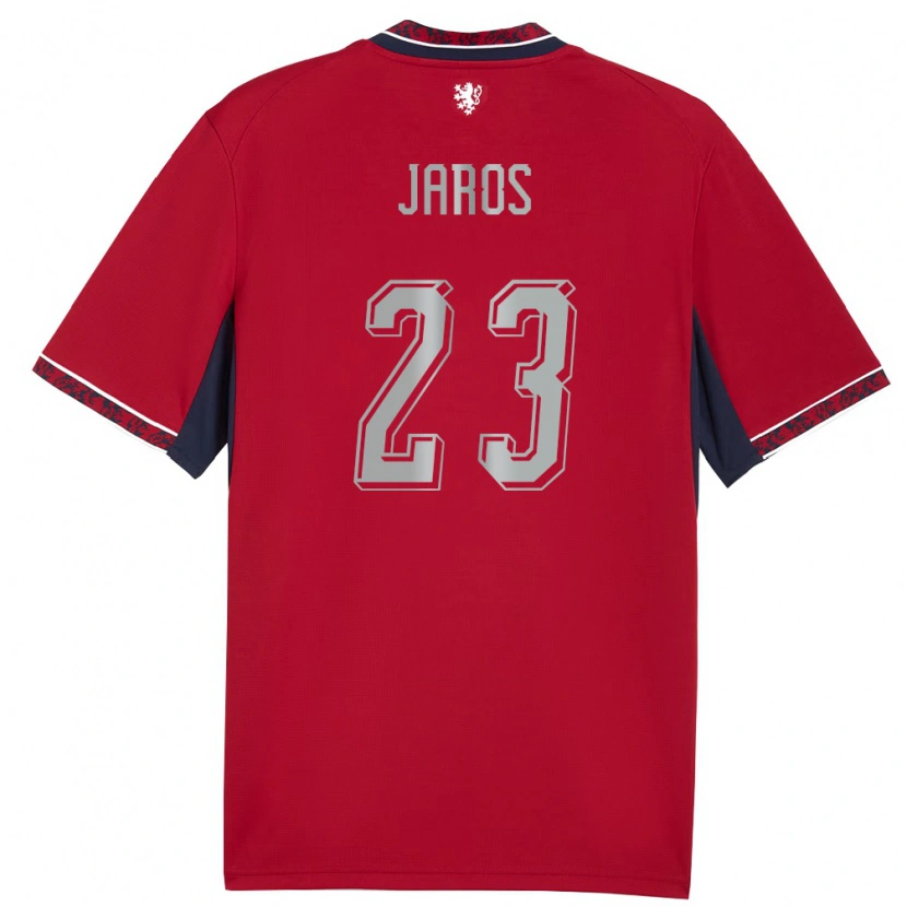 Danxen Pánské Česko Vitezslav Jaros #23 Červená Bílá Námořnická Domů Hráčské Dresy 26-28 Dres