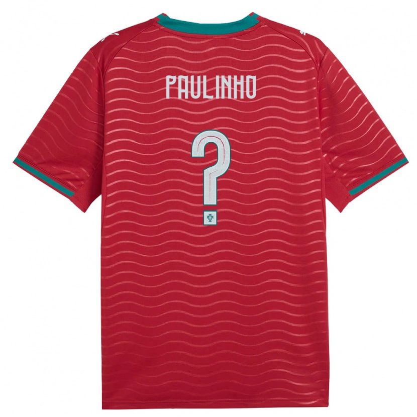 Danxen Pánské Portugalsko Paulinho #0 Červená Zelená Bílá Domů Hráčské Dresy 26-28 Dres