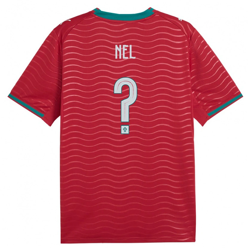 Danxen Pánské Portugalsko Rafael Nel #0 Červená Zelená Bílá Domů Hráčské Dresy 26-28 Dres