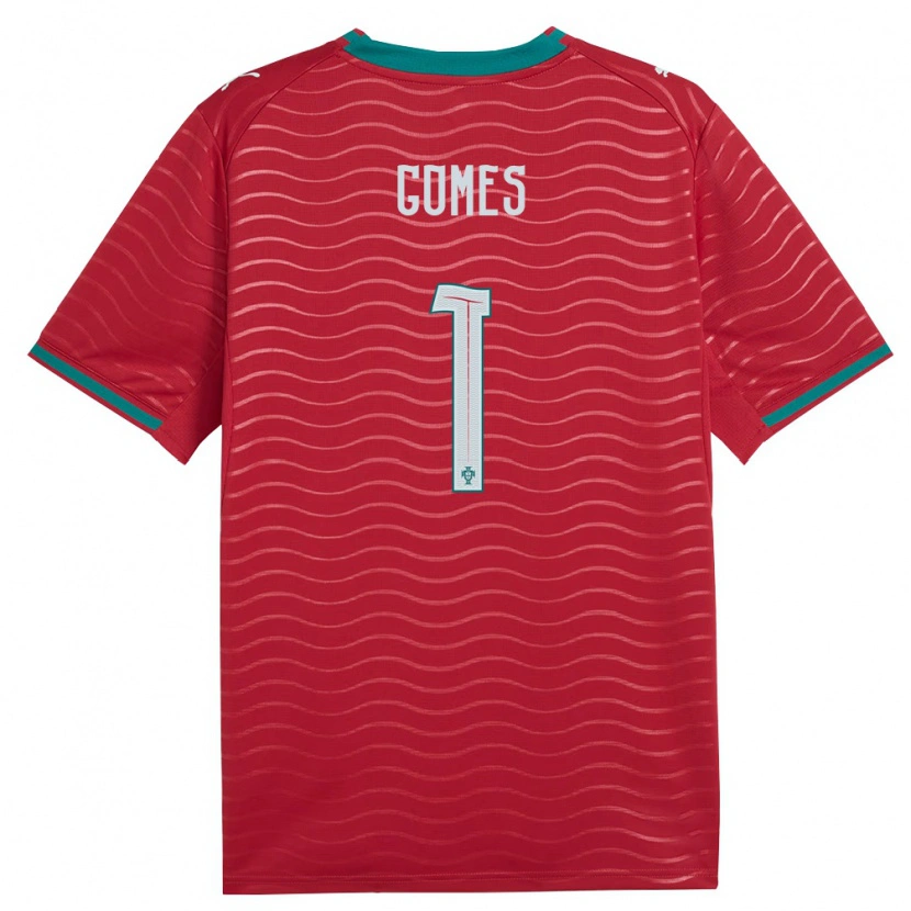 Danxen Pánské Portugalsko André Gomes #1 Červená Zelená Bílá Domů Hráčské Dresy 26-28 Dres