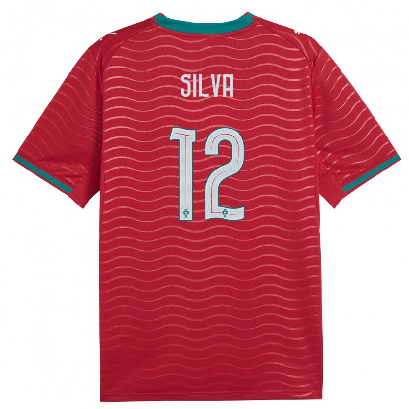 Danxen Pánské Portugalsko Vasco Silva #12 Červená Zelená Bílá Domů Hráčské Dresy 26-28 Dres