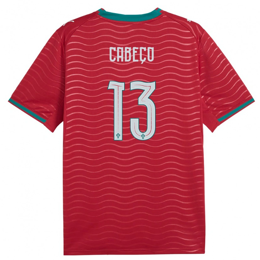 Danxen Pánské Portugalsko Pedro Cabeço #13 Červená Zelená Bílá Domů Hráčské Dresy 26-28 Dres