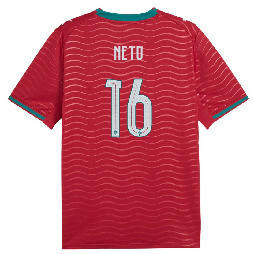 Danxen Pánské Portugalsko Martim Neto #16 Červená Zelená Bílá Domů Hráčské Dresy 26-28 Dres