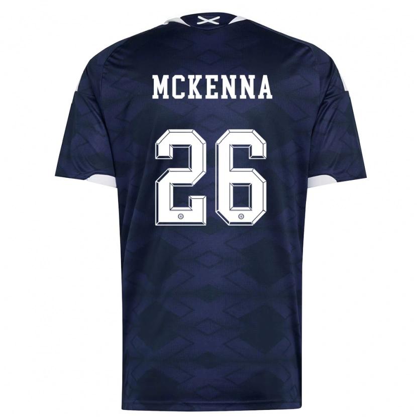 Danxen Pánské Skotsko Scott Mckenna #26 Námořnická Bílá Domů Hráčské Dresy 26-28 Dres