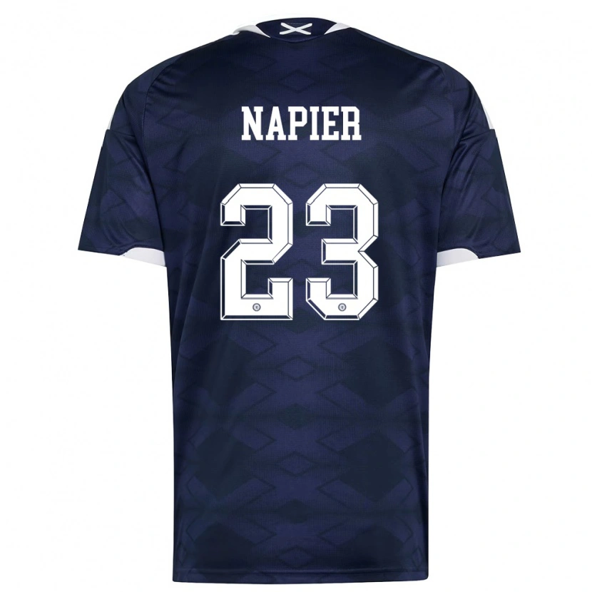 Danxen Pánské Skotsko Jamie-Lee Napier #23 Námořnická Bílá Domů Hráčské Dresy 26-28 Dres