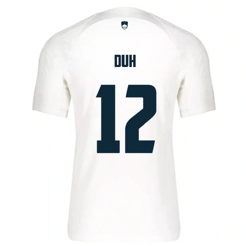 Danxen Pánské Slovinsko Lovro Duh #12 Bílá Modrá Domů Hráčské Dresy 26-28 Dres