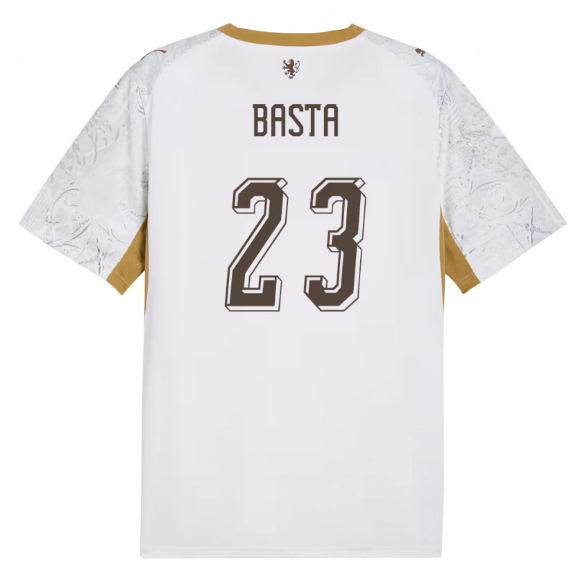 Danxen Pánské Česko Daniel Basta #23 Smetanová Zlatá Šedá Daleko Hráčské Dresy 26-28 Dres