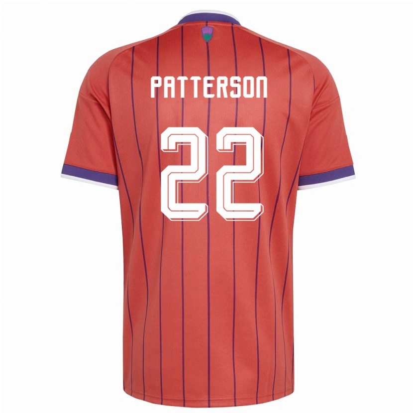 Danxen Pánské Skotsko Nathan Patterson #22 Oranžová Fialová Daleko Hráčské Dresy 26-28 Dres
