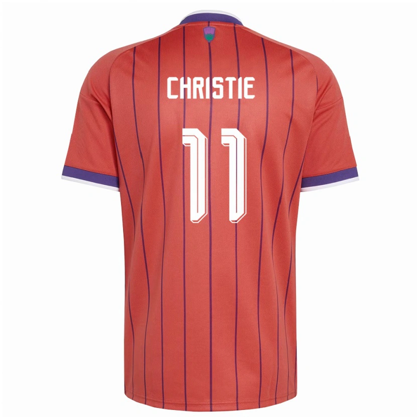 Danxen Pánské Skotsko Ryan Christie #11 Oranžová Fialová Daleko Hráčské Dresy 26-28 Dres