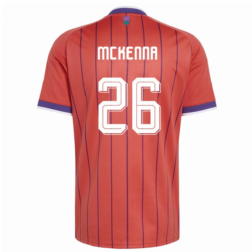 Danxen Pánské Skotsko Scott Mckenna #26 Oranžová Fialová Daleko Hráčské Dresy 26-28 Dres