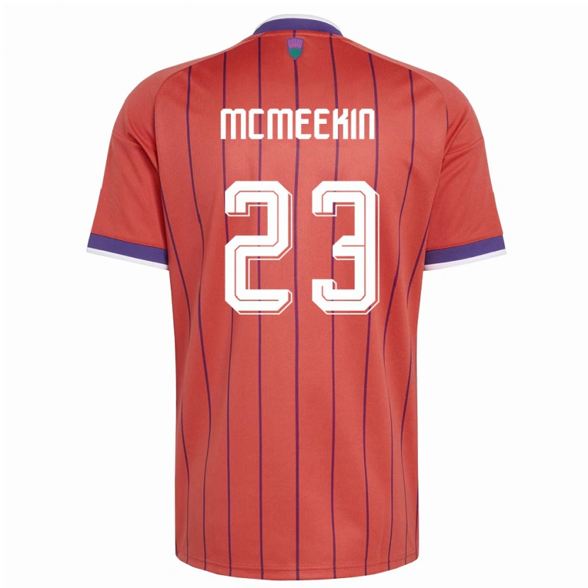 Danxen Pánské Skotsko Keir Mcmeekin #23 Oranžová Fialová Daleko Hráčské Dresy 26-28 Dres