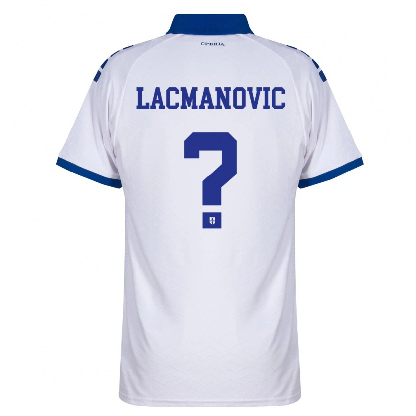 Danxen Pánské Srbsko Mateja Lacmanovic #0 Námořnická Bílá Červená Daleko Hráčské Dresy 26-28 Dres