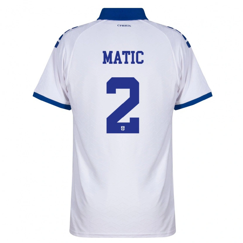 Danxen Pánské Srbsko Boris Matic #2 Námořnická Bílá Červená Daleko Hráčské Dresy 26-28 Dres
