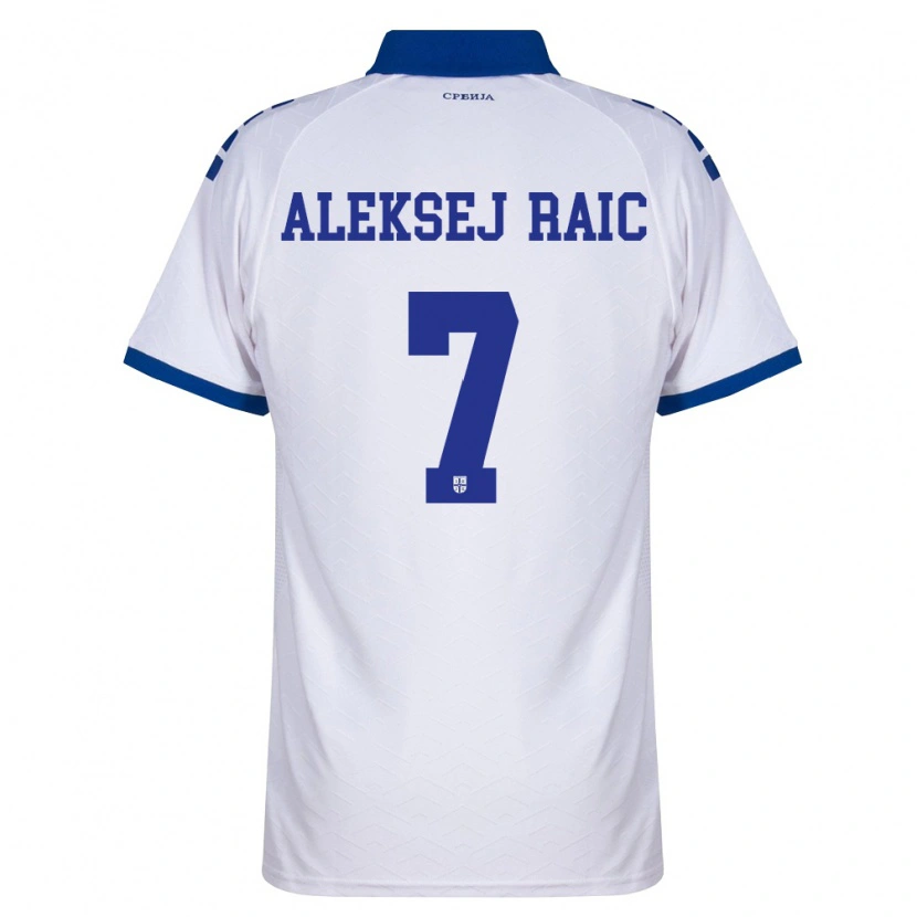 Danxen Pánské Srbsko Neven Aleksej Raic #7 Námořnická Bílá Červená Daleko Hráčské Dresy 26-28 Dres