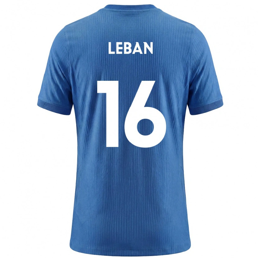 Danxen Pánské Slovinsko Zan-Luk Leban #16 Modrá Bílá Daleko Hráčské Dresy 26-28 Dres