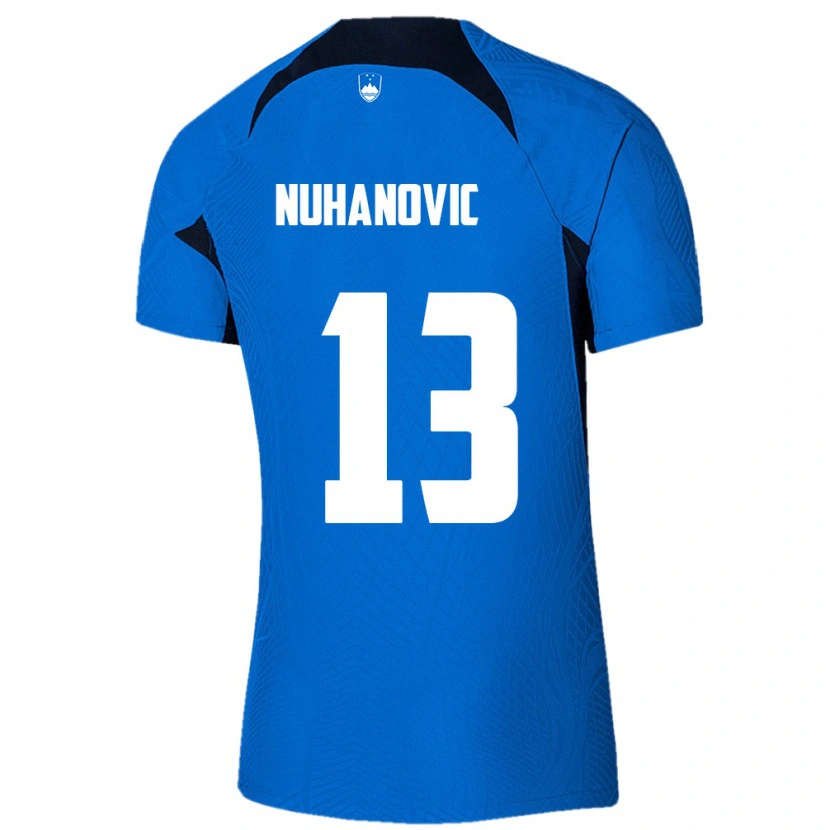 Danxen Pánské Slovinsko Husko Nuhanovic #13 Modrá Bílá Daleko Hráčské Dresy 26-28 Dres