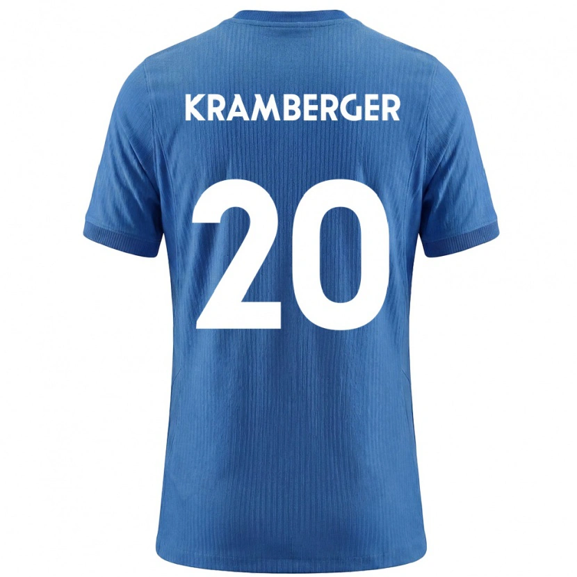 Danxen Pánské Slovinsko Enej Kramberger #20 Modrá Bílá Daleko Hráčské Dresy 26-28 Dres