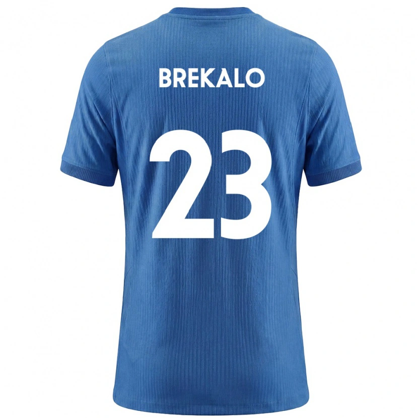 Danxen Pánské Slovinsko David Brekalo #23 Modrá Bílá Daleko Hráčské Dresy 26-28 Dres