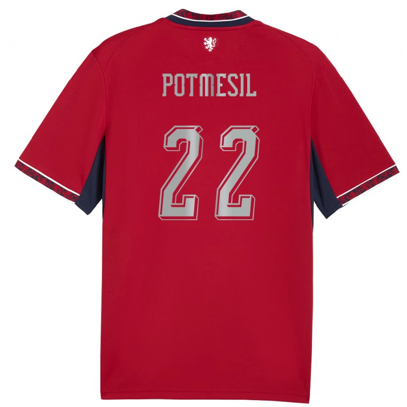 Danxen Dámské Česko Petr Potmesil #22 Červená Bílá Námořnická Domů Hráčské Dresy 26-28 Dres