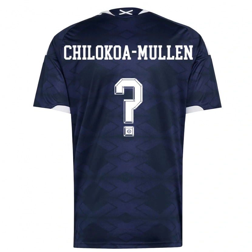 Danxen Dámské Skotsko Jeremiah Chilokoa-Mullen #0 Námořnická Bílá Domů Hráčské Dresy 26-28 Dres