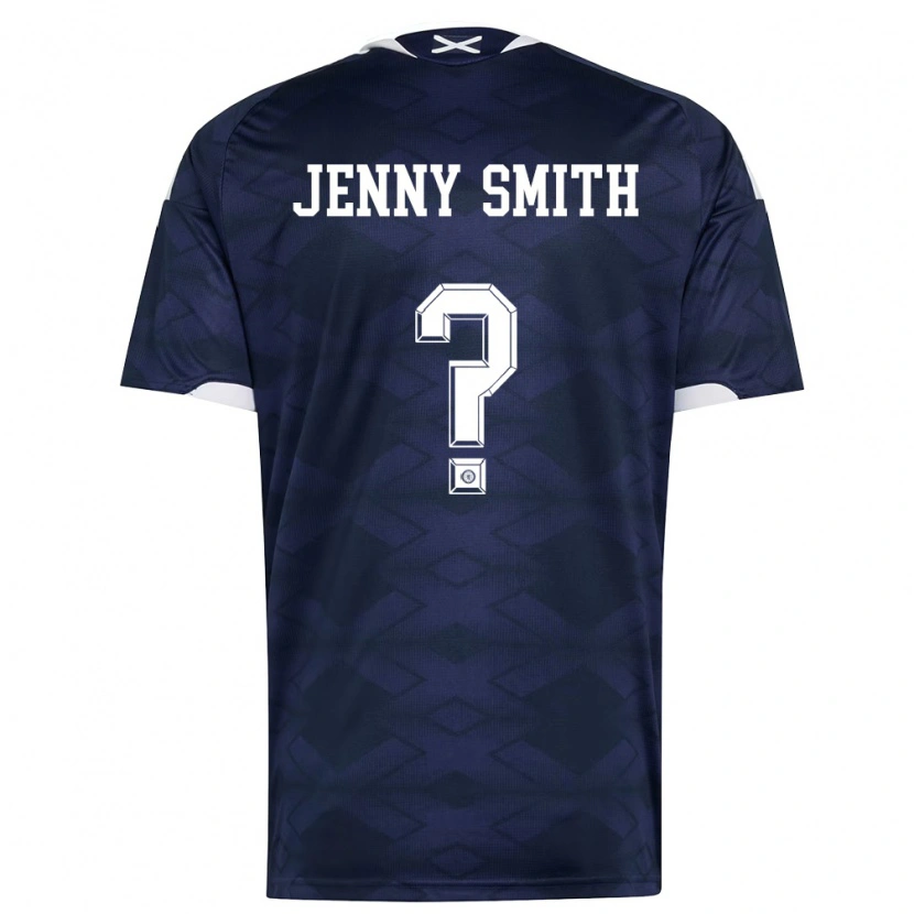 Danxen Dámské Skotsko Jenny Smith #0 Námořnická Bílá Domů Hráčské Dresy 26-28 Dres
