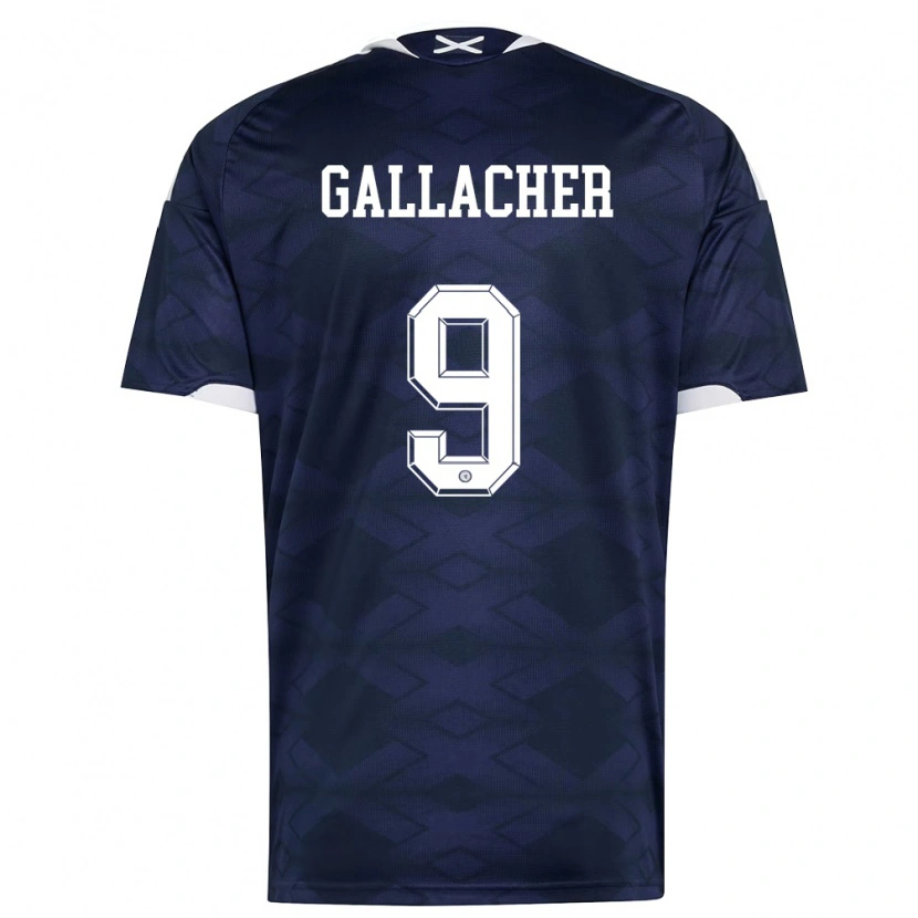 Danxen Dámské Skotsko Amy Gallacher #9 Námořnická Bílá Domů Hráčské Dresy 26-28 Dres