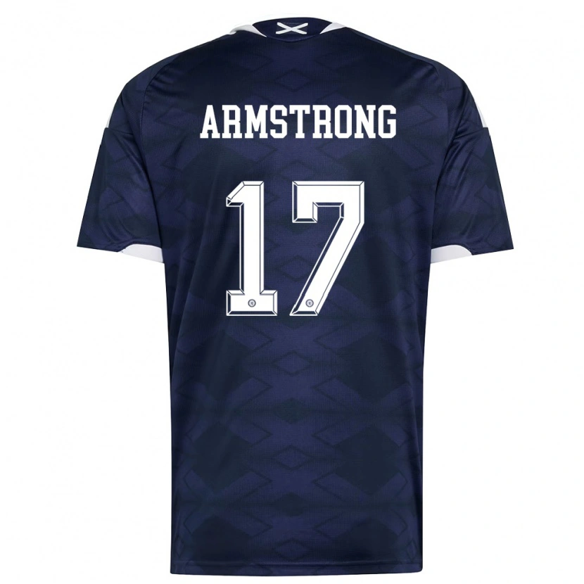 Danxen Dámské Skotsko Stuart Armstrong #17 Námořnická Bílá Domů Hráčské Dresy 26-28 Dres