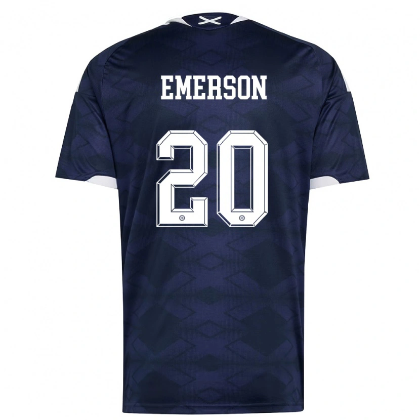 Danxen Dámské Skotsko Johnny Emerson #20 Námořnická Bílá Domů Hráčské Dresy 26-28 Dres