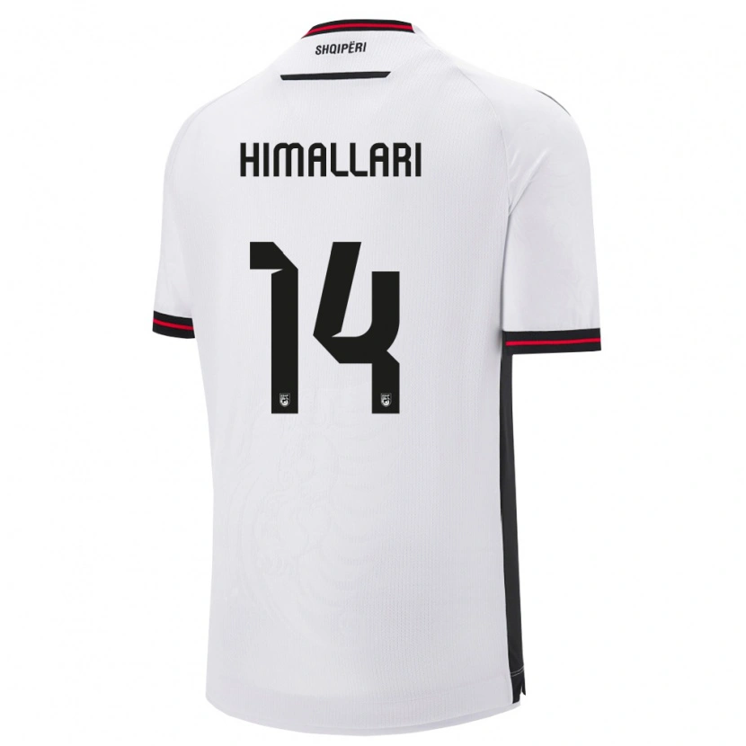 Danxen Dámské Albánie Elson Himallari #14 Bílá Černá Daleko Hráčské Dresy 26-28 Dres