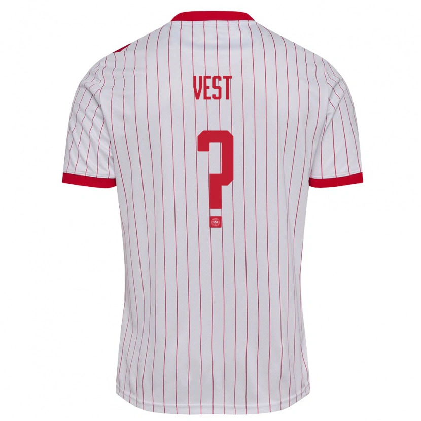 Danxen Dámské Dánsko Oliver Vest #0 Bílá Červená Daleko Hráčské Dresy 26-28 Dres