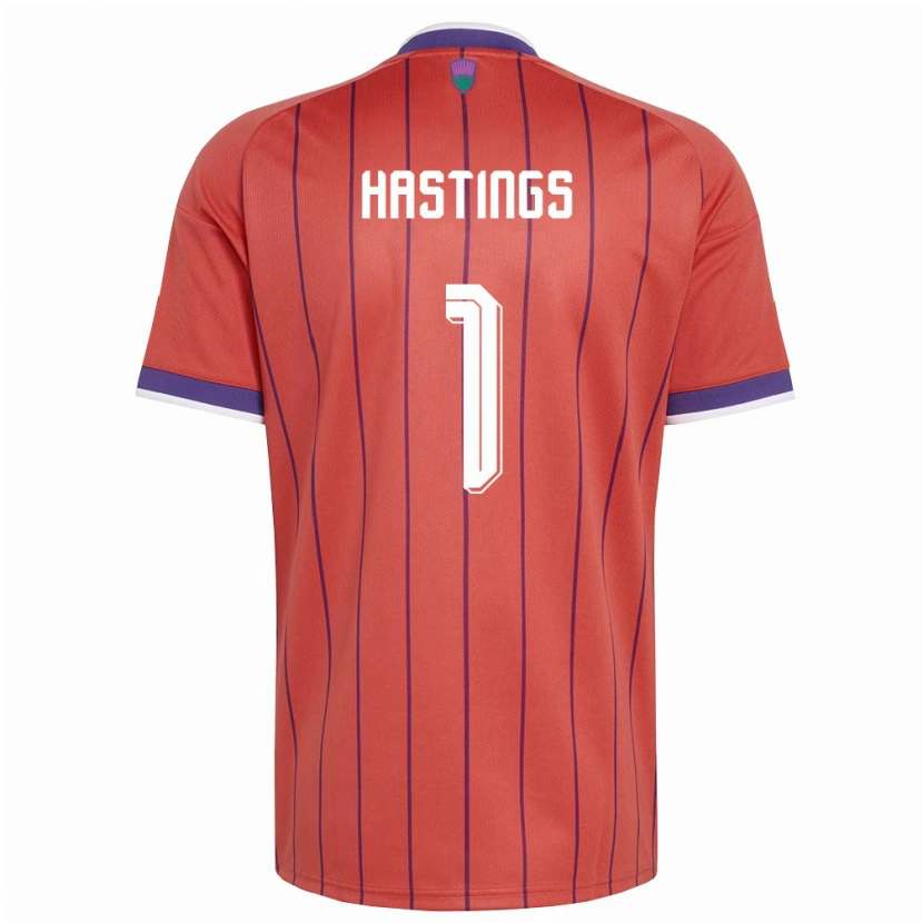 Danxen Dámské Skotsko Joe Hastings #1 Oranžová Fialová Daleko Hráčské Dresy 26-28 Dres