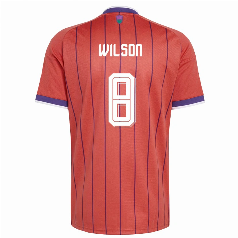 Danxen Dámské Skotsko Stanley Wilson #8 Oranžová Fialová Daleko Hráčské Dresy 26-28 Dres