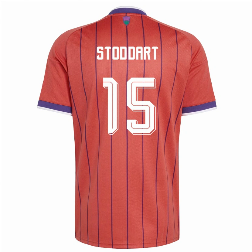 Danxen Dámské Skotsko Ben Stoddart #15 Oranžová Fialová Daleko Hráčské Dresy 26-28 Dres