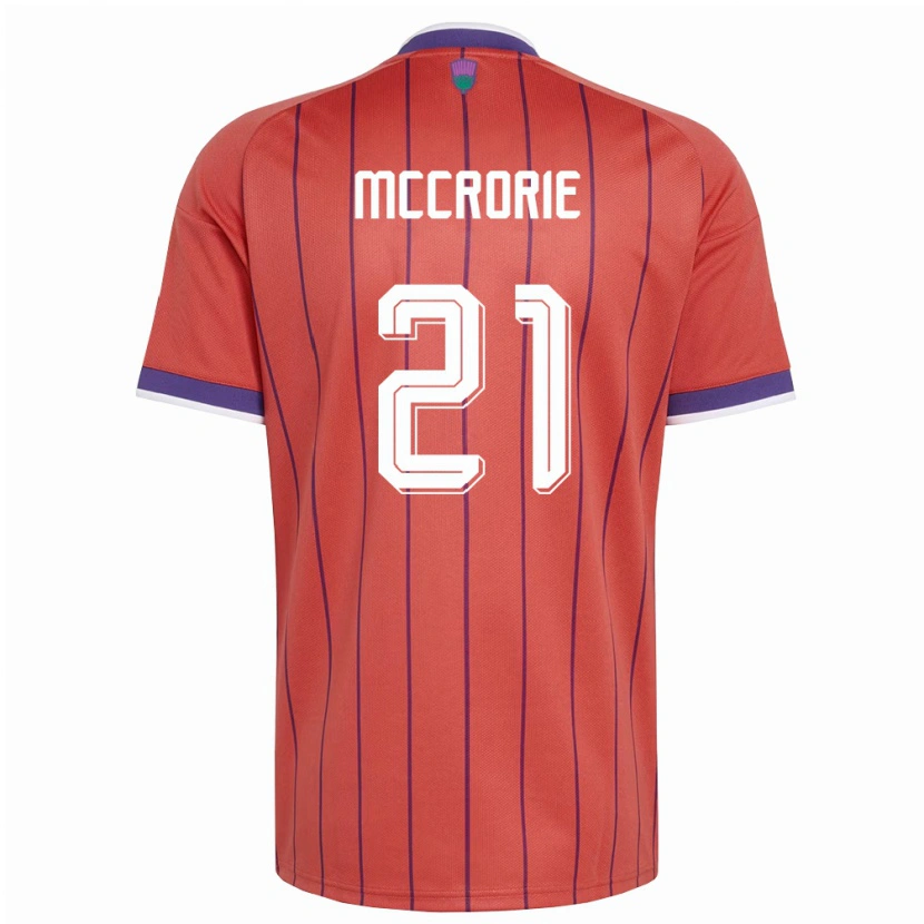Danxen Dámské Skotsko Robby Mccrorie #21 Oranžová Fialová Daleko Hráčské Dresy 26-28 Dres