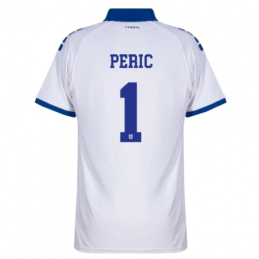 Danxen Dámské Srbsko Strahinja Peric #1 Námořnická Bílá Červená Daleko Hráčské Dresy 26-28 Dres