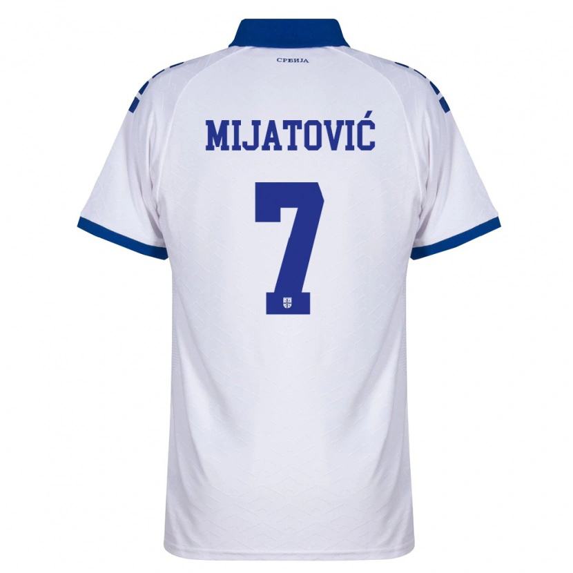 Danxen Dámské Srbsko Milica Mijatovic #7 Námořnická Bílá Červená Daleko Hráčské Dresy 26-28 Dres