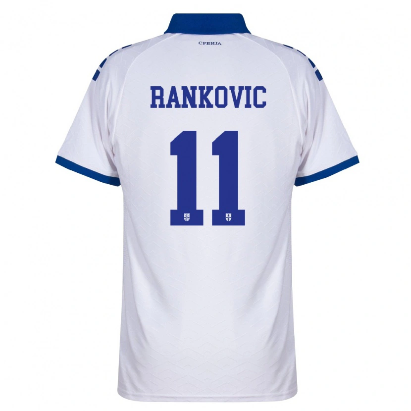Danxen Dámské Srbsko Djordje Rankovic #11 Námořnická Bílá Červená Daleko Hráčské Dresy 26-28 Dres