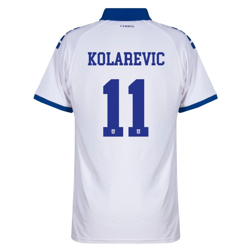 Danxen Dámské Srbsko Milan Kolarevic #11 Námořnická Bílá Červená Daleko Hráčské Dresy 26-28 Dres