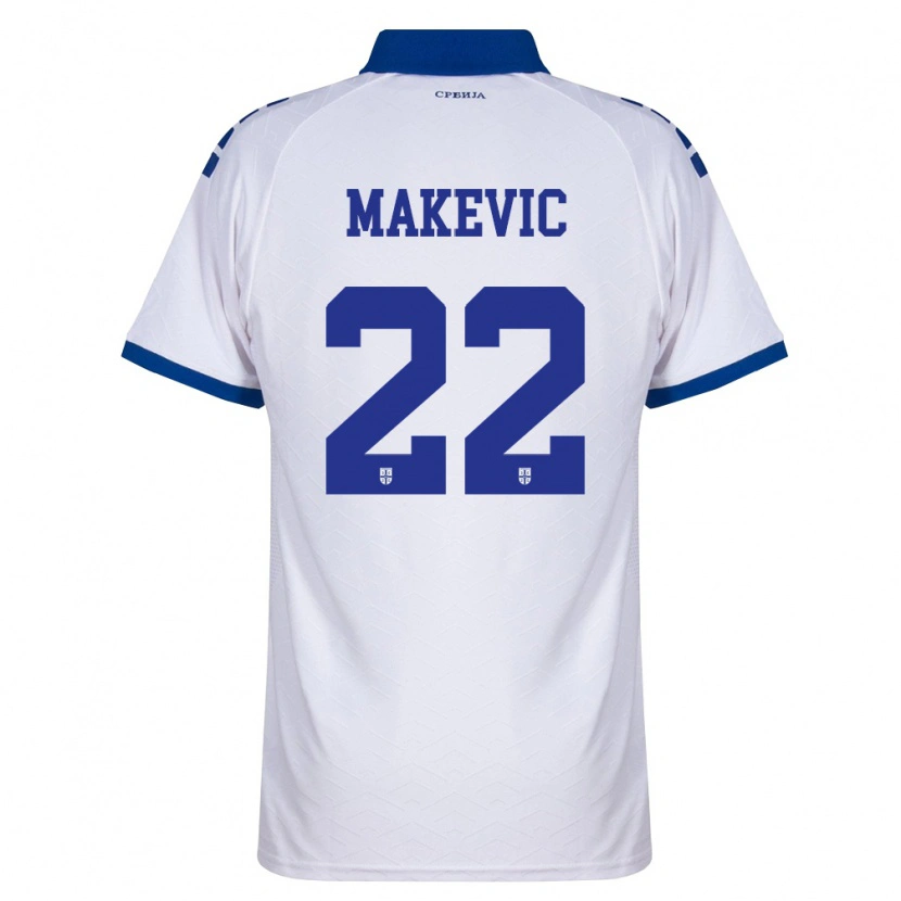 Danxen Dámské Srbsko Dusan Makevic #22 Námořnická Bílá Červená Daleko Hráčské Dresy 26-28 Dres