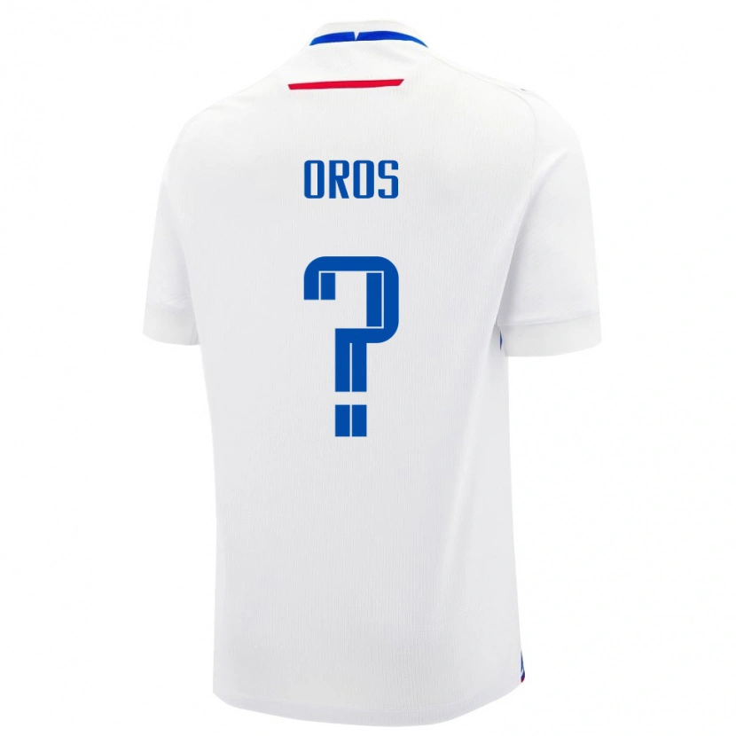 Danxen Dámské Slovensko Simon Oros #0 Bílá Modrá Daleko Hráčské Dresy 26-28 Dres