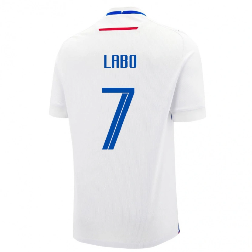 Danxen Dámské Slovensko Adam Labo #7 Bílá Modrá Daleko Hráčské Dresy 26-28 Dres