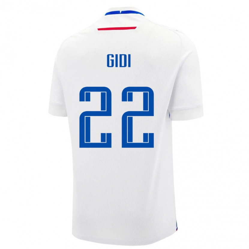 Danxen Dámské Slovensko Samuel Gidi #22 Bílá Modrá Daleko Hráčské Dresy 26-28 Dres