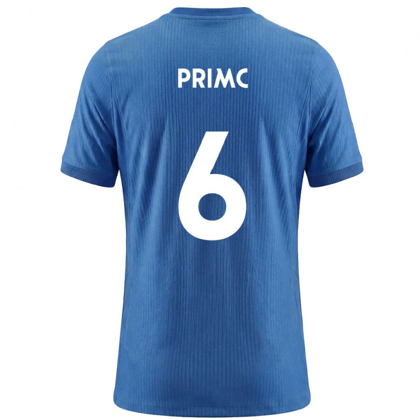 Danxen Dámské Slovinsko Tai Primc #6 Modrá Bílá Daleko Hráčské Dresy 26-28 Dres