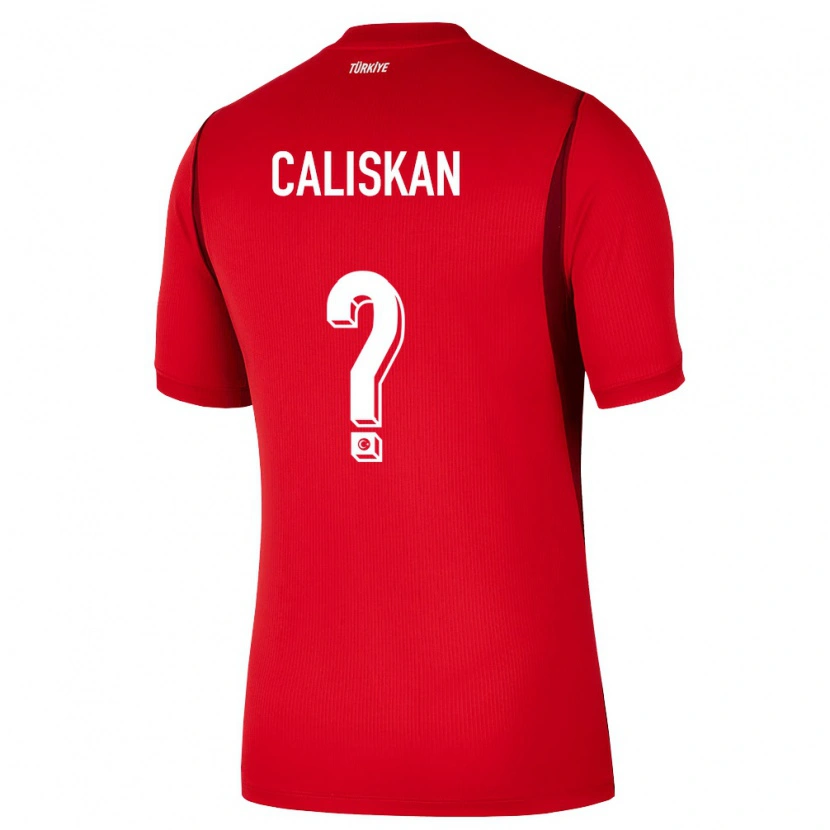 Danxen Dětské Turecko Enes Caliskan #0 Červená Vínová Domů Hráčské Dresy 26-28 Dres
