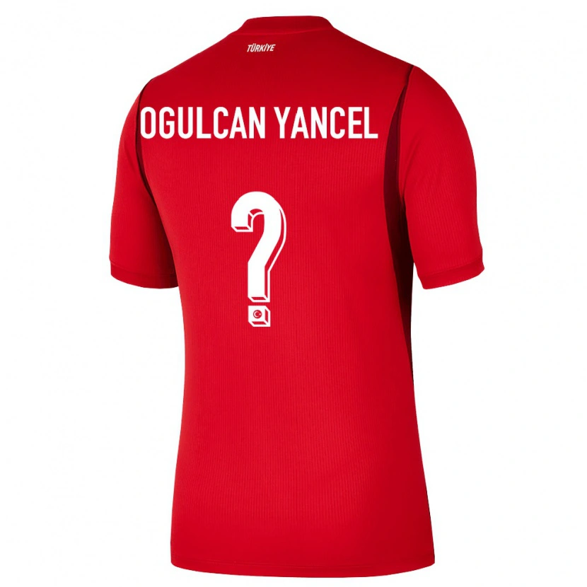 Danxen Dětské Turecko Necati Oğulcan Yançel #0 Červená Vínová Domů Hráčské Dresy 26-28 Dres